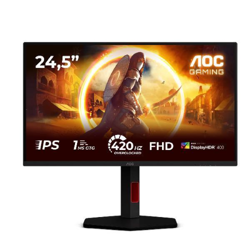 AOC G4 25G4KUR, 62,2 cm (24.5?), 1920 x 1080 Pixel, Full HD, LED, 0,5 ms, Nero, Rosso